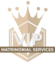 vip matrimonial services logo