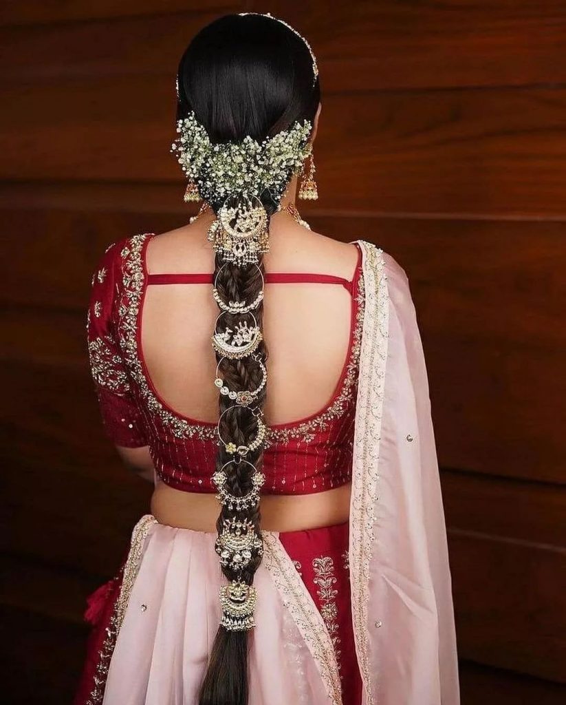 Sowmya Sudhan on Instagram Madhu all ready for her reception  Mua  makeupbysowmya Hair by my luv j  Bridal hair buns Wedding bun  hairstyles Bridal hairdo